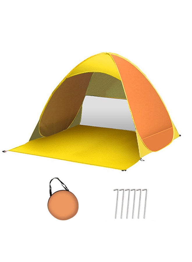 Pop Up Tent for Camping Beach Tent Sun Shelter Instant Opening Wind and Rain Protection UV Resistant Easy to Store