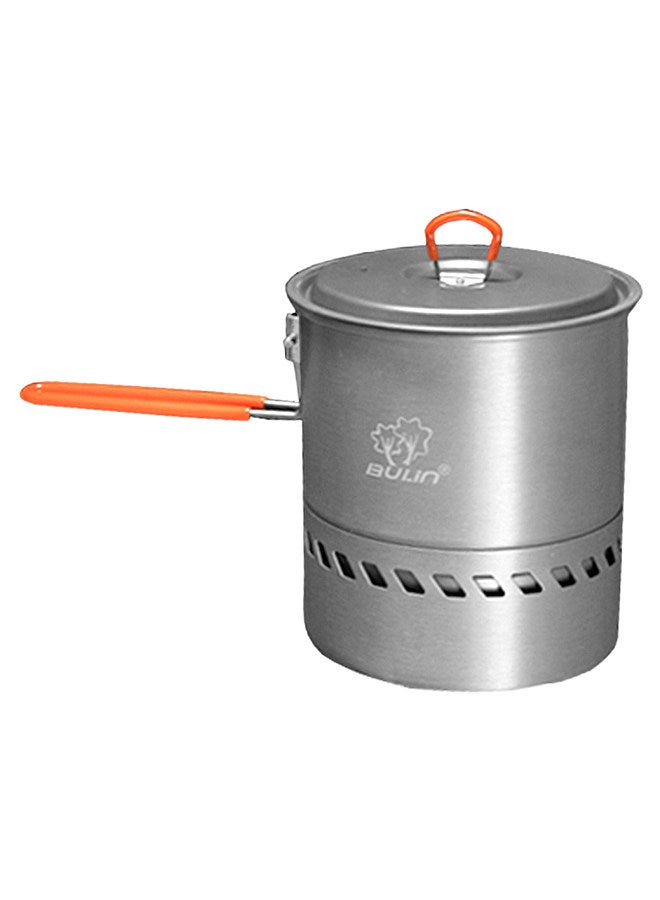 1.5/2.1L Outdoor Camping Traveling Hiking Heat Collection Pot Cooking Tableware