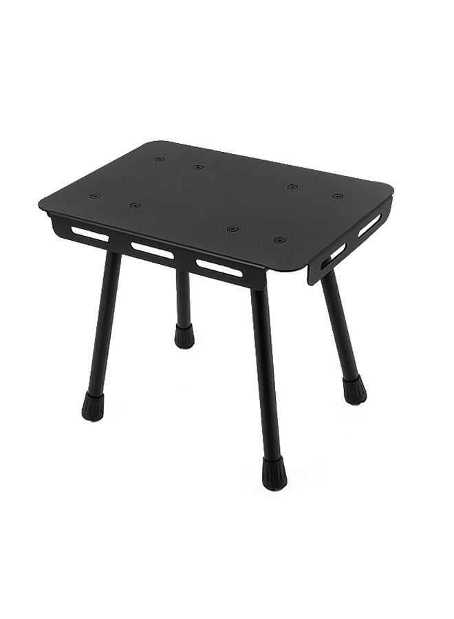 Outdoor Camping Portable Foldable Table Compact Detachable Teapoy Aluminum Alloy Fishing Stool Garden Picnic Rest Stool