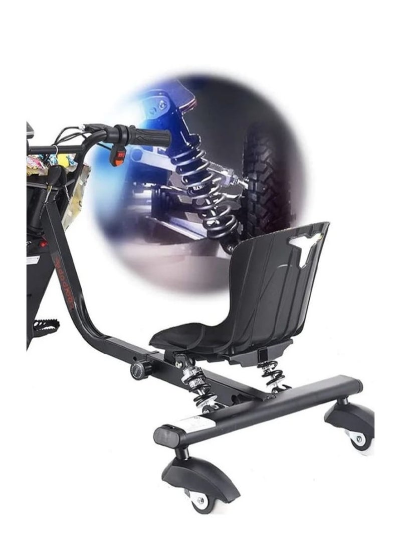 36V Drifting  3 Wheels Electric Scooter, High-Power 360 Degree Rotation with LED Light & Comfortable Seat