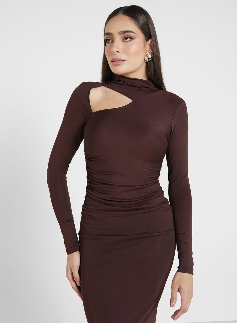 Bodycon Dress With Cutout Detail