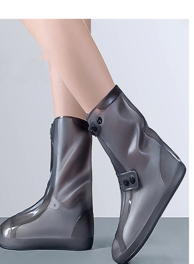 Children's High Rain Boots Grey