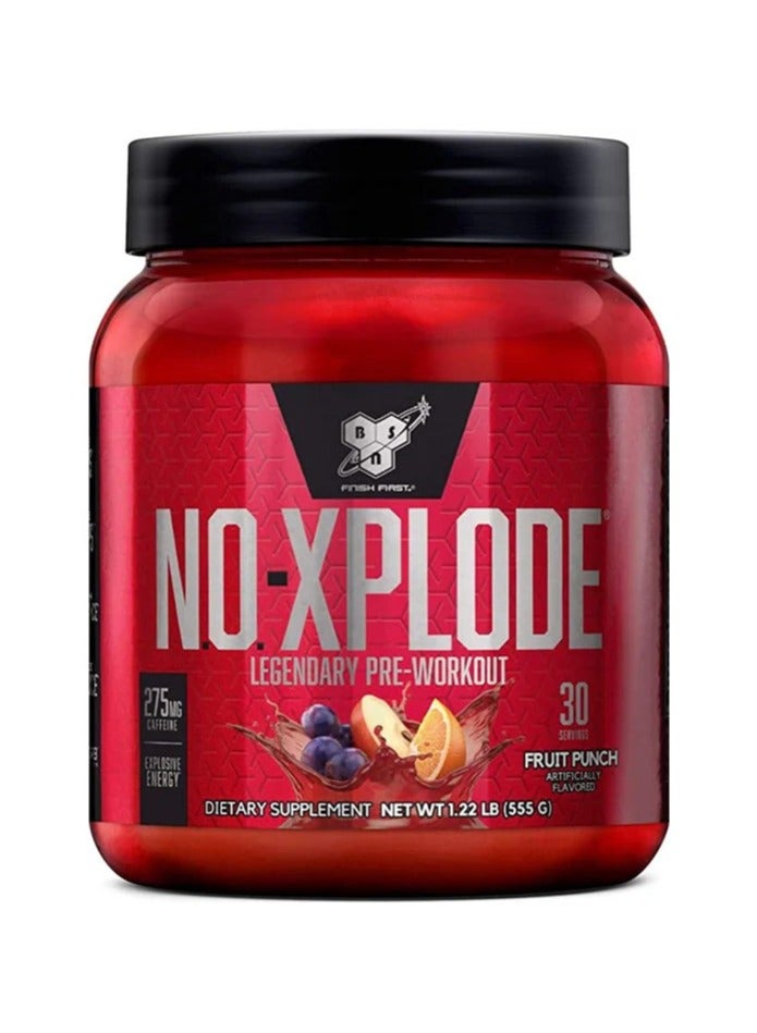 BSN No Xplode Legendary Pre-workout 555g Fruit Punch Flavor 30 Serving