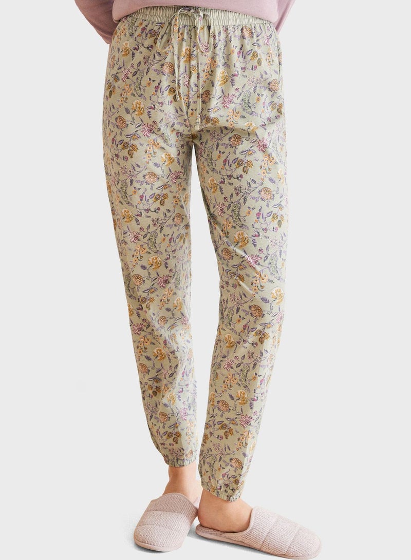 Mms Flower Pyjama Pants