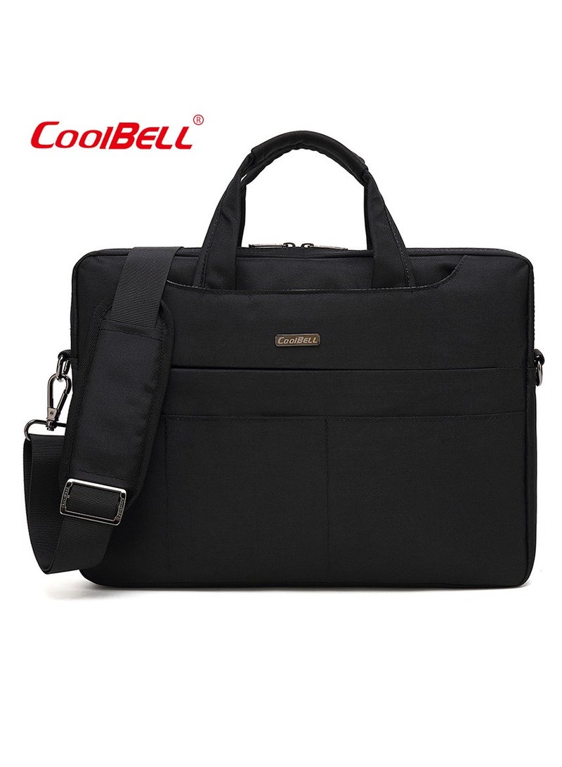 Men's Multi-Functional Laptop Bag Briefcase Black