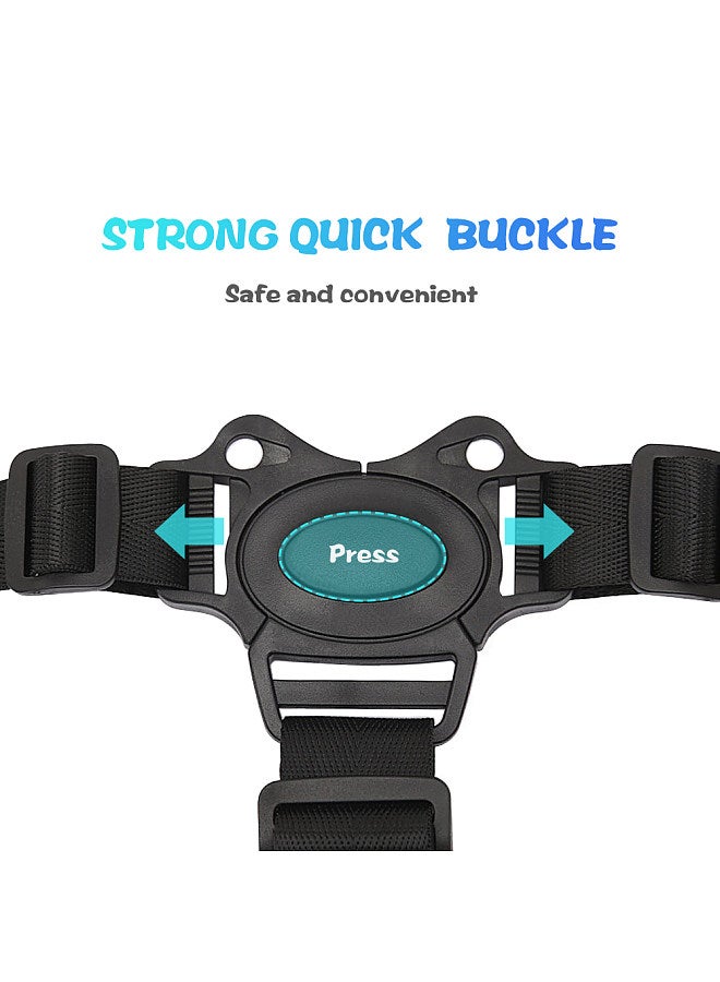 Baby Safety Belt Adjustable 3 Point Harness Baby High Chair Straps Seat Belts For Child Kid Stroller High Chair