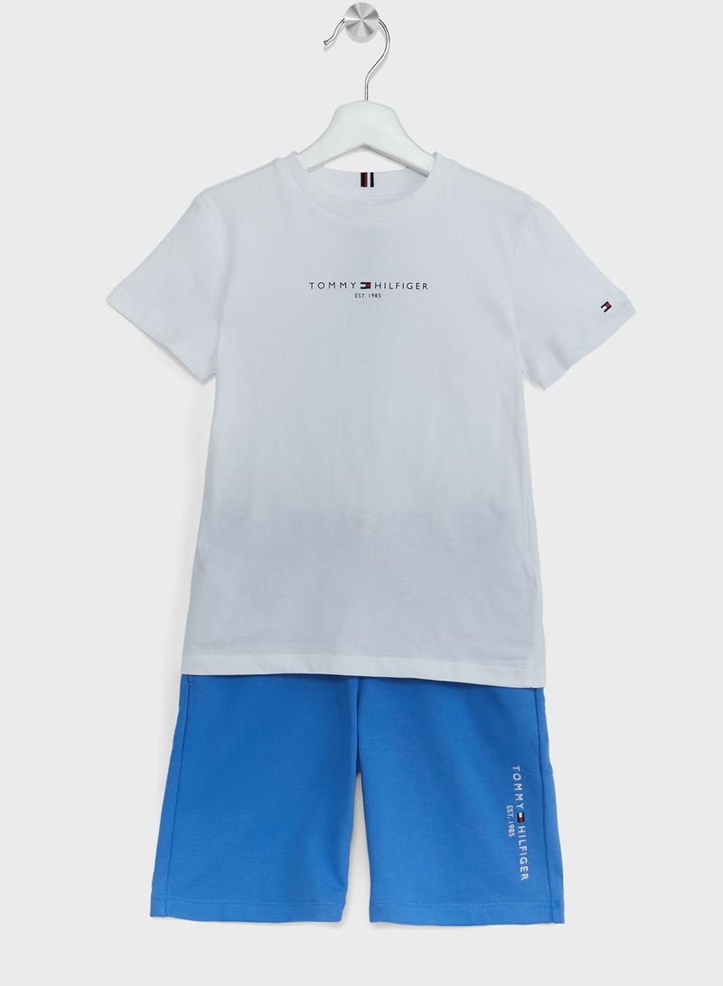 Kids Essential T-Shirt & Shorts Set