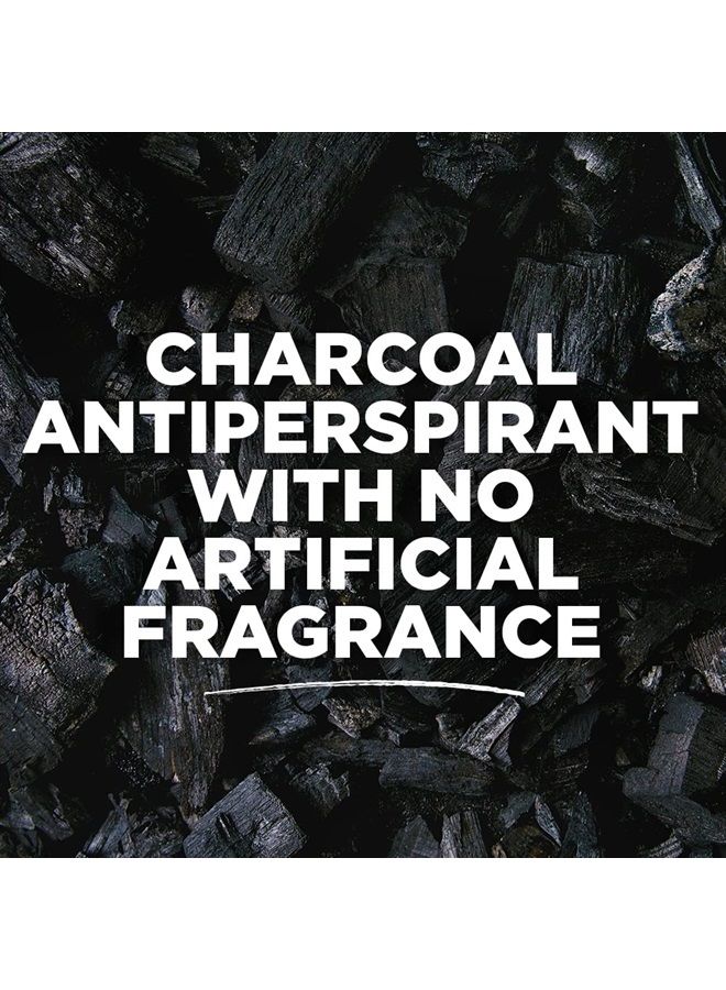 Natural Charcoal Antiperspirant Deodorant for Men, 2.8 Oz. 3-Pack (Packaging May Vary)