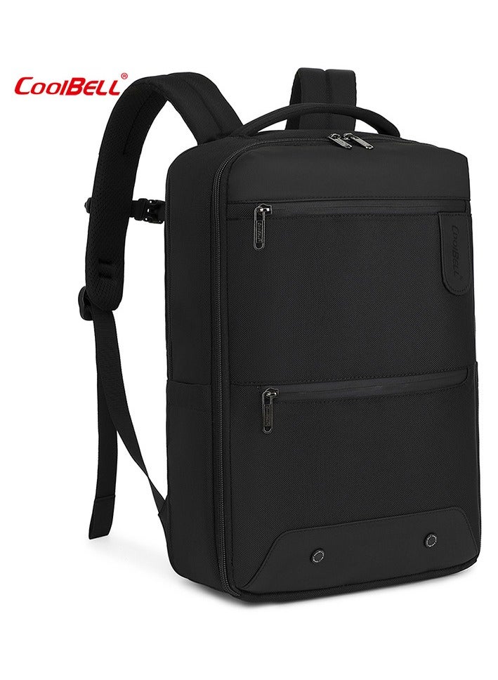 Large Capacity Outdoor Backpack Multi-Functional Laptop Bag Black