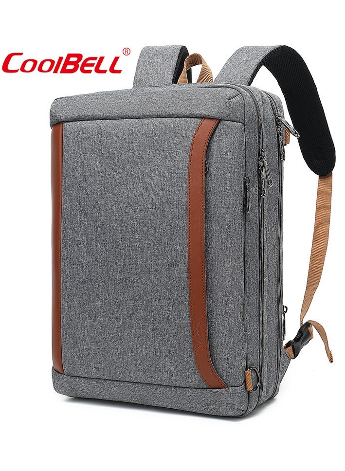 Large Capacity Outdoor Backpack Multi-Functional Laptop Bag Grey