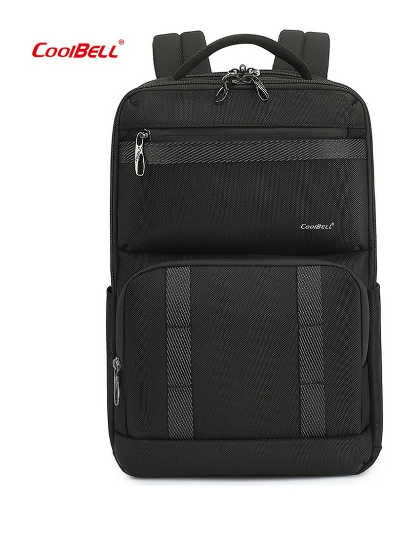 Large Capacity Outdoor Backpack Multi-Functional Laptop Bag Black