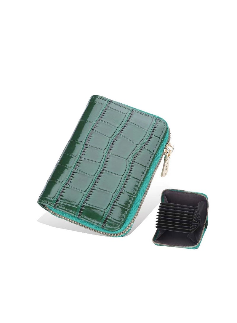 Leather Wallet Green