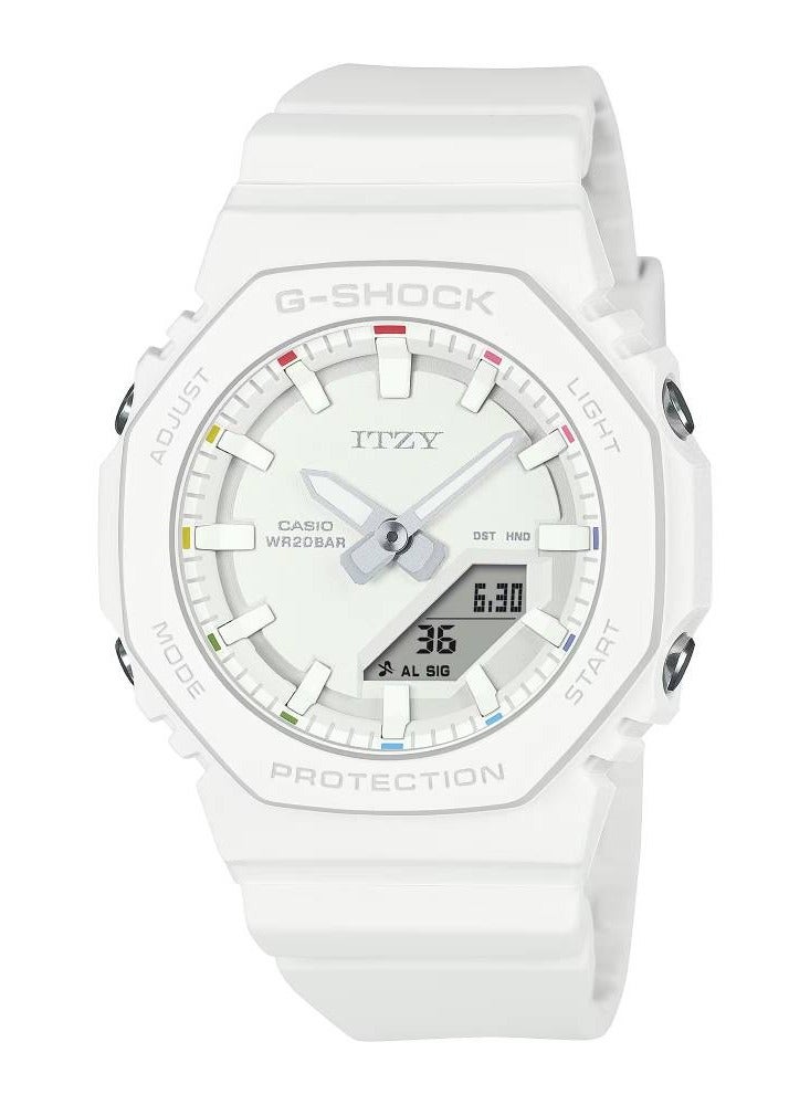 ITZY G-Shock Analog+Digital Resin Band Watch GMA-P2100IT-7A