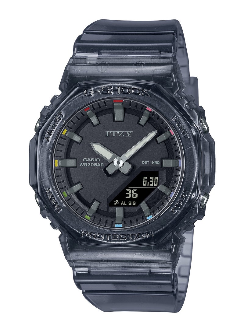 ITZY G-Shock Analog+Digital Resin Band Watch GMA-P2100ZY-1A