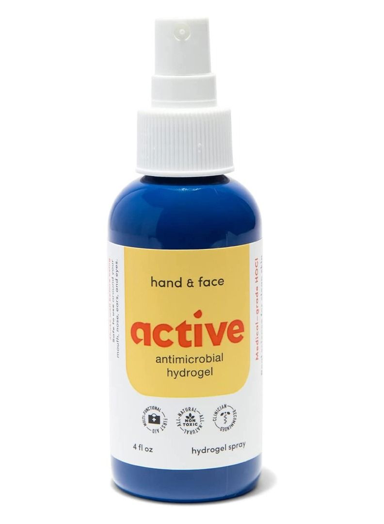 Active Antimicrobial Hand And Face Hocl Hydrogel Spray