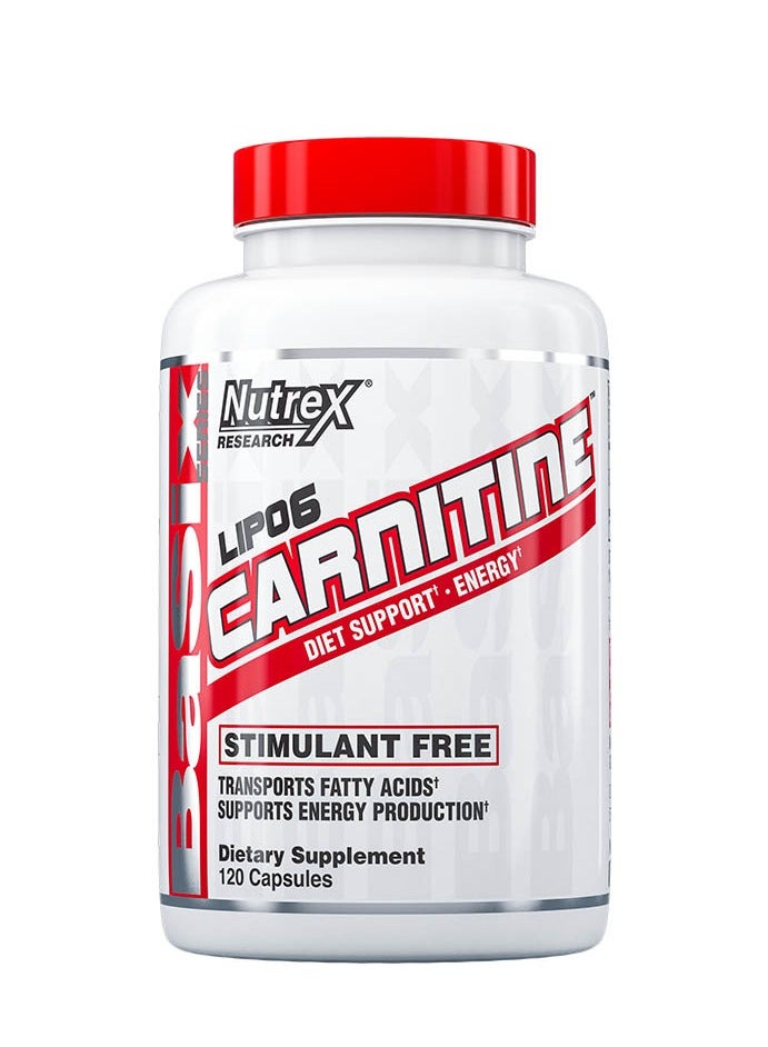 Lipo 6 Carnitine Stimulant Free, 120 Capsules