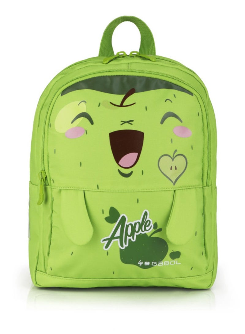 Gabol Tutti Frutti Kids Backpack Lightweight Children's Nursery School Bag for Preschool Boys Girls Theme Apple