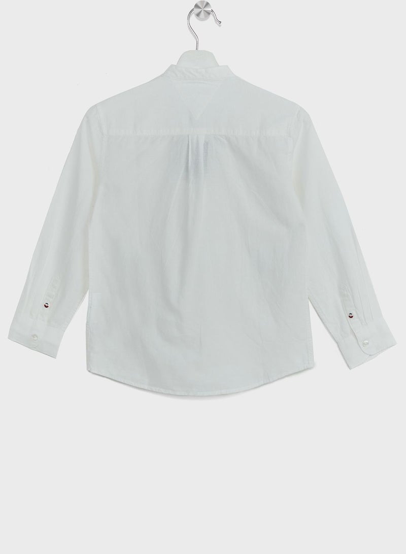 Youth Hemp Collar Shirt