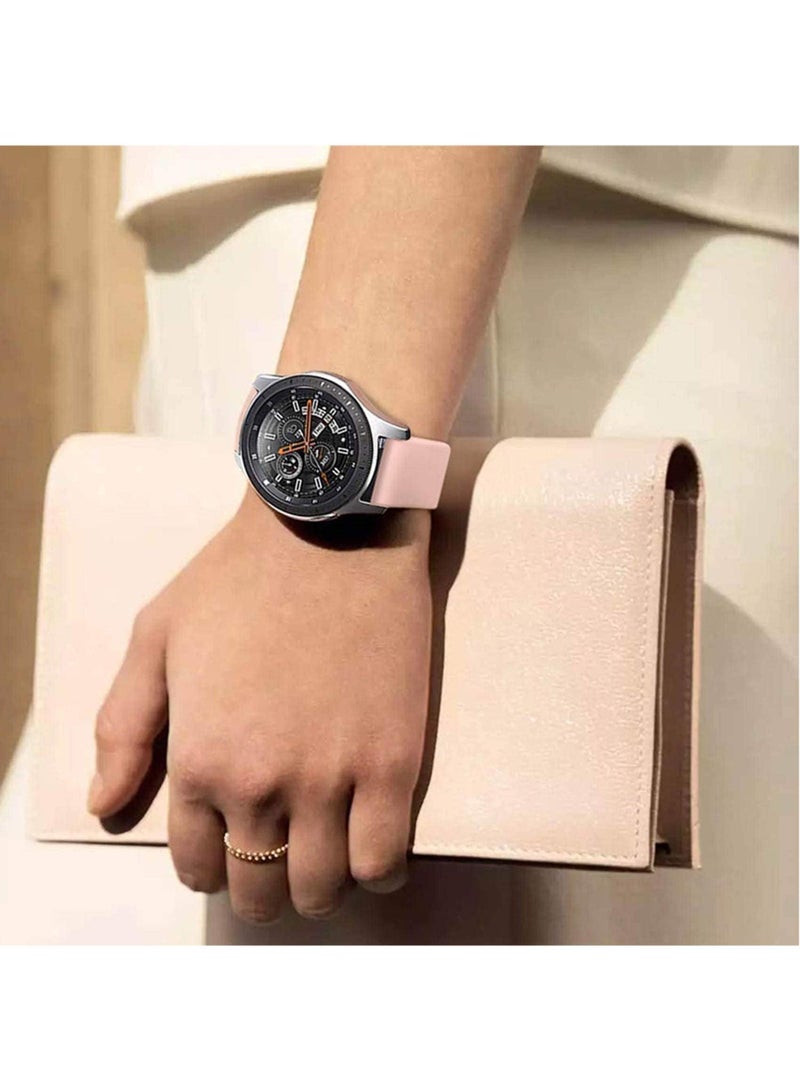 10 PCS Bands Compatible with Samsung Galaxy Watch Galaxy Watch 5 4 40mm 44mm Classic 42mm 46mm Band with Colorful Buckle for Galaxy Watch 5 Pro 45mm 20MM Soft Silicone Strap for Women Men