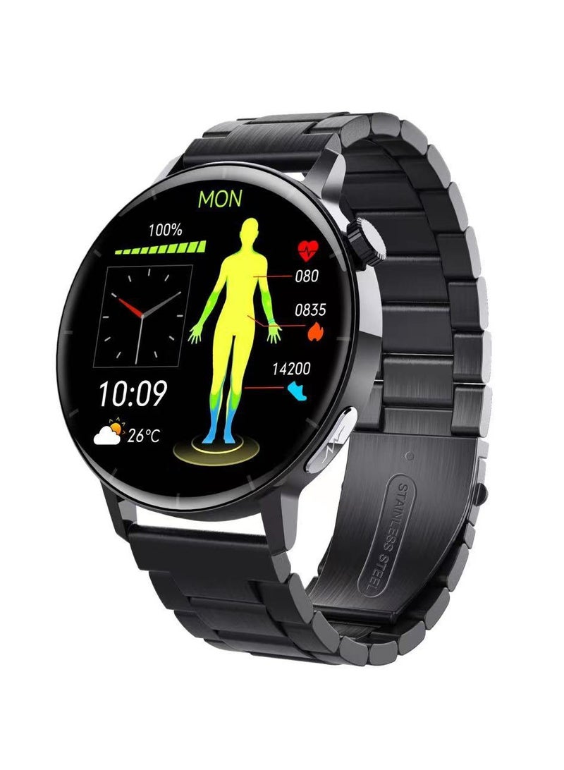 Smart Watch  Pro Men 1.41 Inch Screen Blood Sugar Heart Rate Blood Pressure Oxygen ECG Health Monitoring BT Call Smartwatch