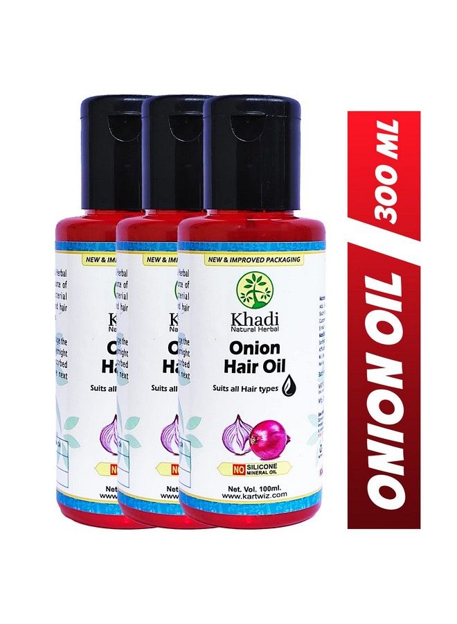 Red Onion Oil For Hair Growth (Pack Of3)