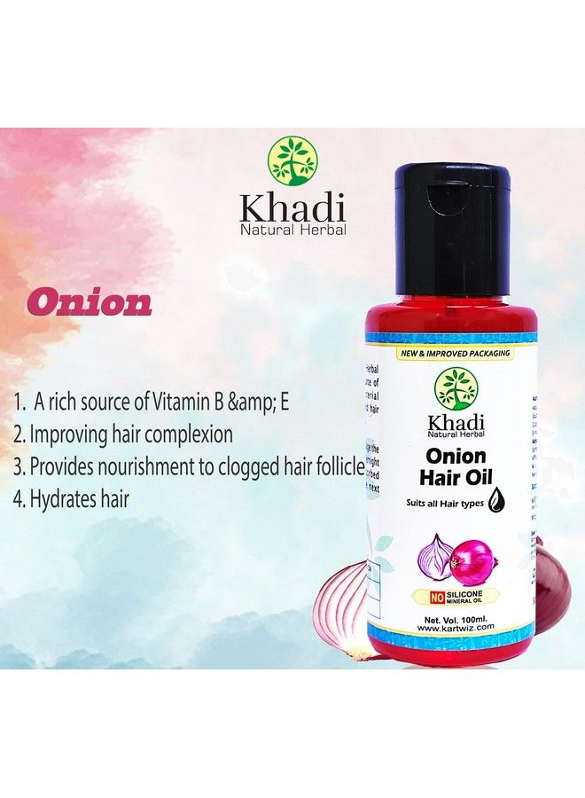 Red Onion Oil For Hair Growth (Pack Of3)