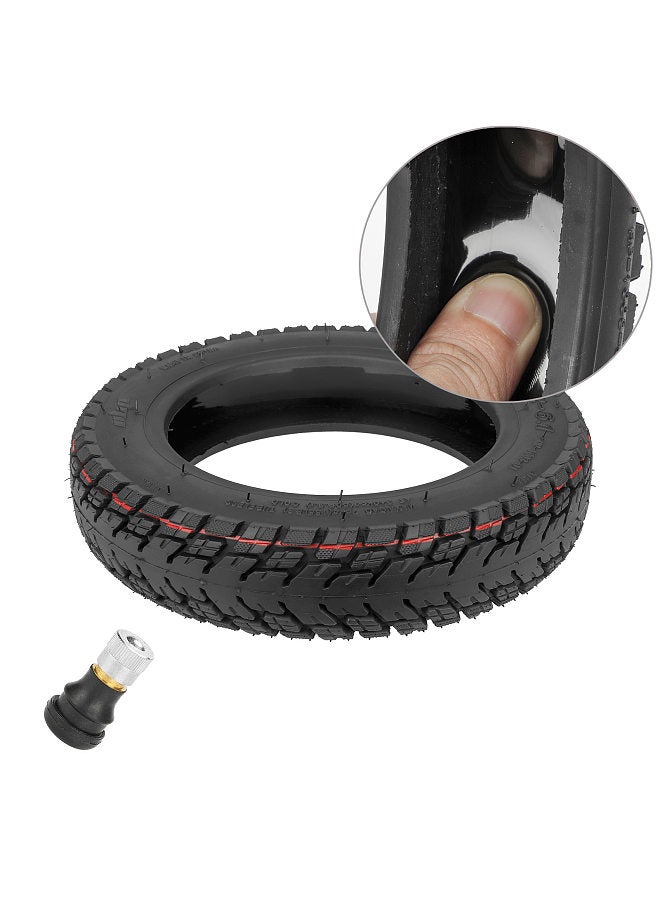 10in Trackslip Scooter Tire Self-Healing Scootor Tubeless Tires Thickened Scootor Replacement Tyre Tires for M365/Pro/Pro2/1S Self Repairing Scooter Tire