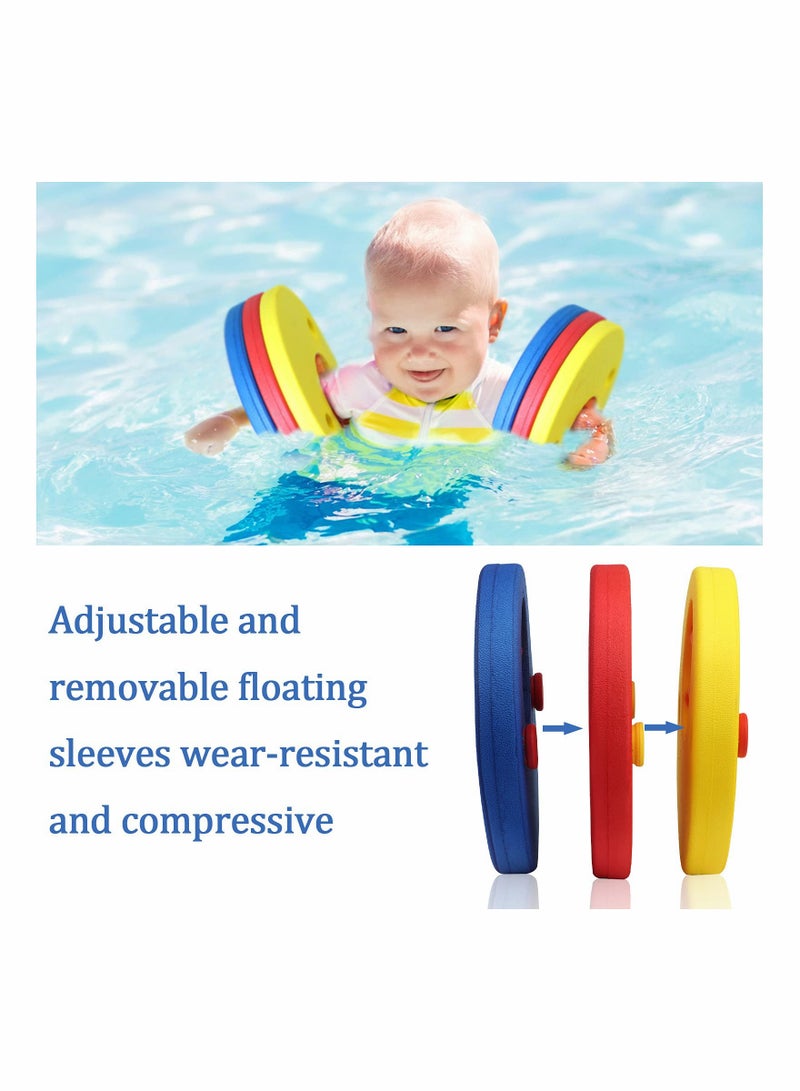 Kids Arm Float Discs, 6PCS Arm Float Discs Swim Arm Bands EVA Foam Float Discs Swimming Float Aid Discs