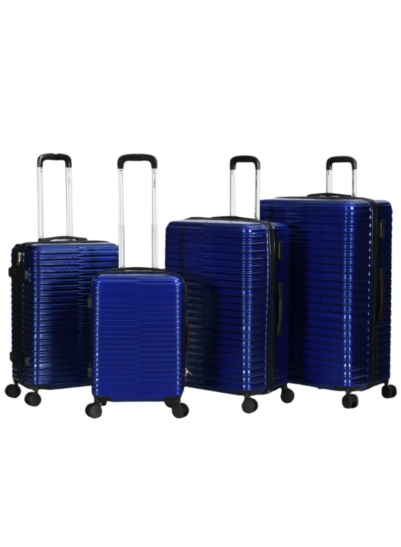 Suitcase Set of 4 PCS ABS Hardside Travel Luggage Bag