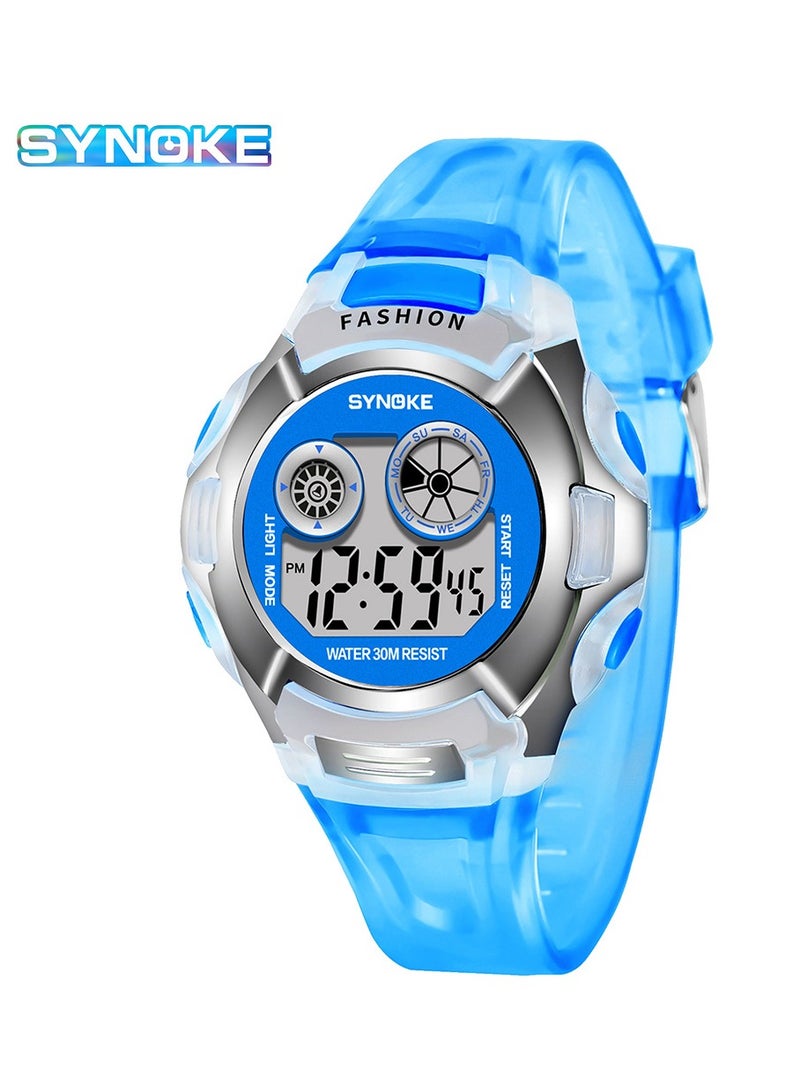 Colorful Luminous Children's And Students' Multifunctional Electronic Watch