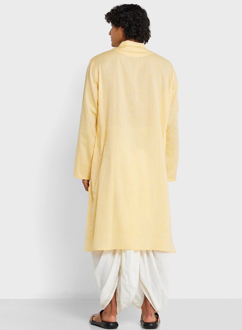 Mandarin Collar Long Kurta