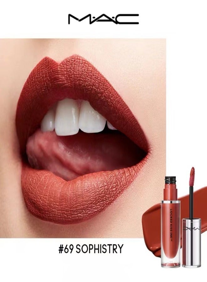 M·A·C Locked Ki**ss Ink 24HR Lipcolour SOPHISTRY 69DEEP WARM BROWN 4ml
