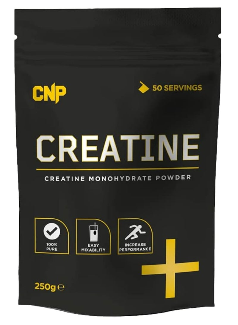 Creatine Monohydrate Powder 250 Grams, 50 Servings Unflavored