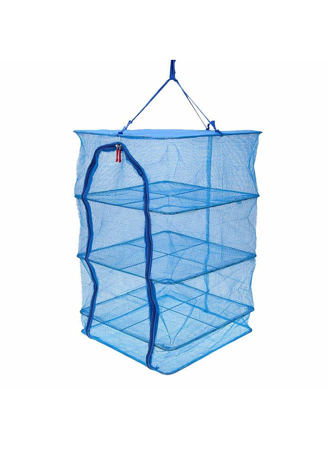 40 * 40 * 65cm 4 Layers Vegetable Fish Dishes Mesh Hanging Drying Net