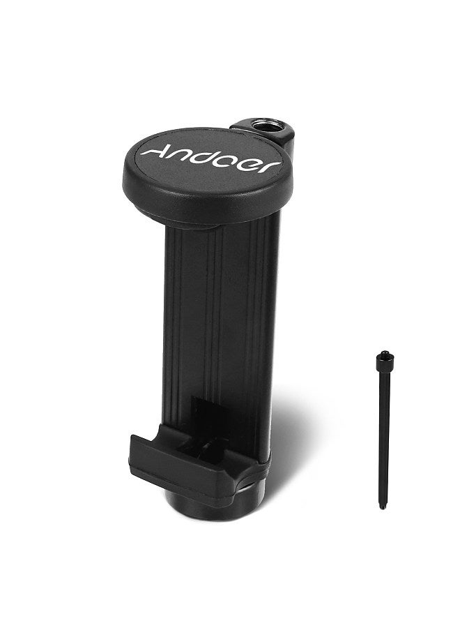 AD-01 Universal Phone Tripod Mount Smartphone Holder Clip Phone Clamp Vertical Horizontal Use