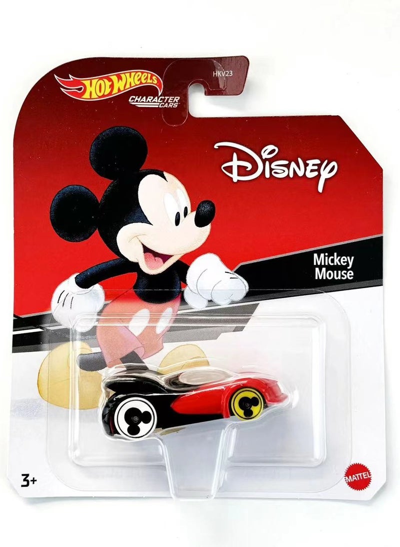 Hot Wheels Disney Mickey Mouse Cartoon Character Collaboration Diecast Car