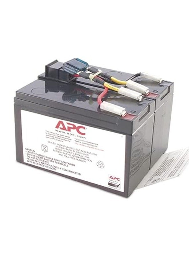 APC by Schneider Electric APC RBC48 Replacement Battery for Uninterruptible Emergency Power Supply (UPS) - Fits Model SMT750I
