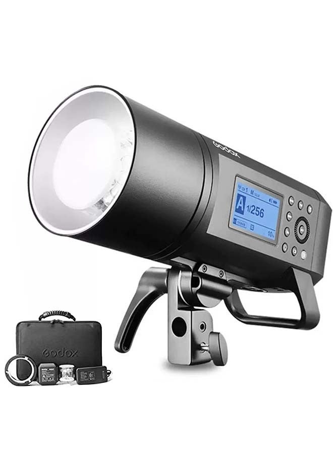 Godox AD400 Pro AD400Pro Outdoor Flash Strobe, Portable 400W 2.4G TTL 1/8000 HSS Monolight, 0.01-1s Recycle, 30W LED Modeling Lamp with Rechargeable Battery and Bowens Mount