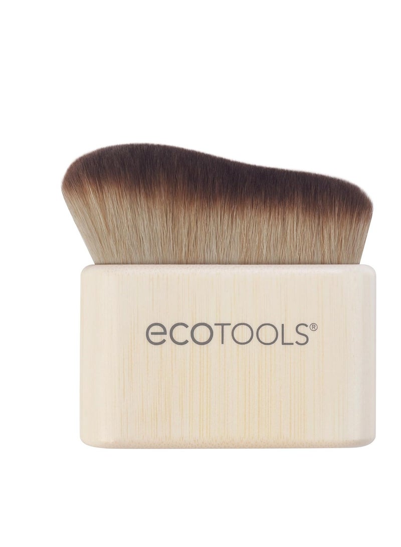 EcoTools Good Tan Body + Face Self-Tan Blending Brush, Kabuki Brush For Applying Self Tanner, Sunless Tanner Blending Brush, Eco Friendly Self Tanning Brush, Vegan, & Cruelty Free, 1 Count