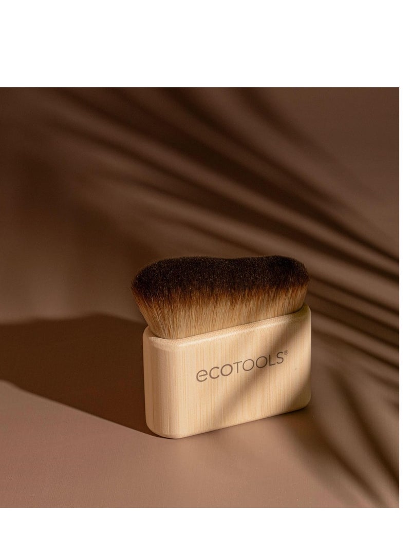 EcoTools Good Tan Body + Face Self-Tan Blending Brush, Kabuki Brush For Applying Self Tanner, Sunless Tanner Blending Brush, Eco Friendly Self Tanning Brush, Vegan, & Cruelty Free, 1 Count