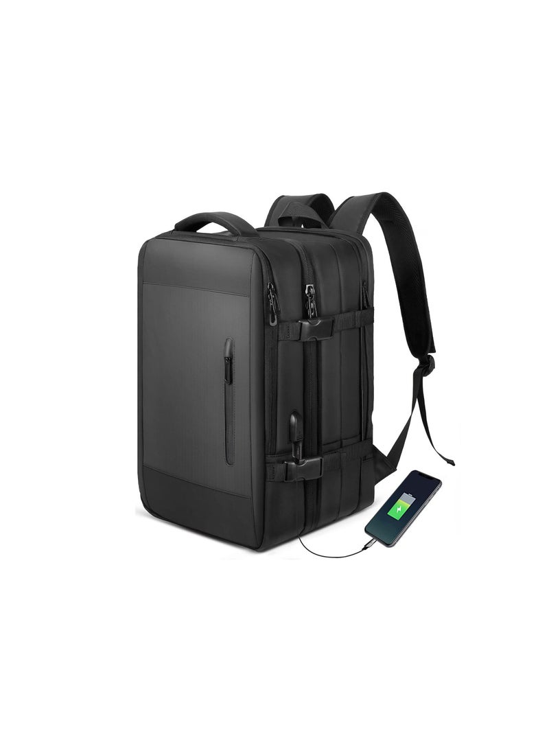 Carry-On Luggage Backpack Unisex Backpack with External Charging Interface, Wet and Dry Separation, Large Capacity Scientific Compartmentalized Backpack, Travel Backpack, Short-Distance Luggage Bag