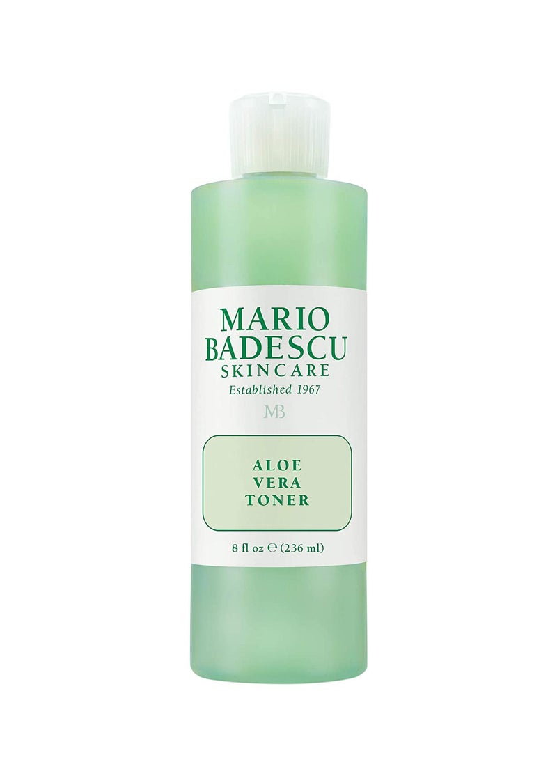 Mario Badescu Aloe Vera Toner for Dry and Sensitive Skin | Soothing Facial Toner that Hydrates and Balances| Formulated with Aloe Vera