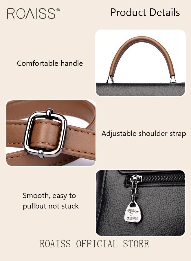 Women Shoulder Crossbody Bag Large Capacity Compact and Exquisite Women Handbag