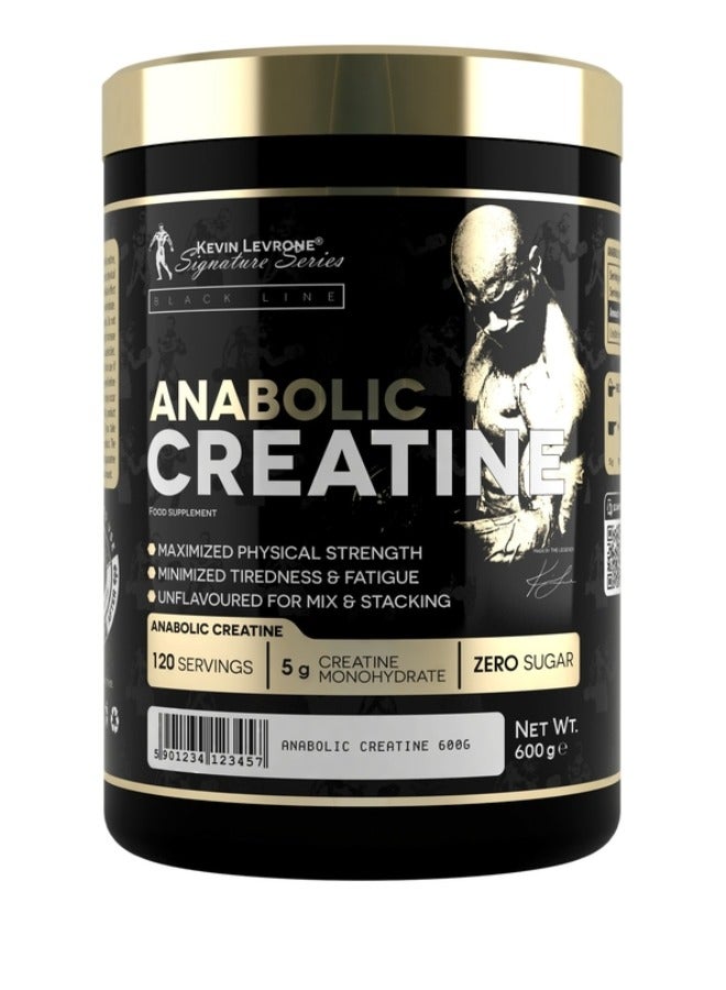 Kevin Levrone Anabolic Creatine, Unflavored, 600 Gm,