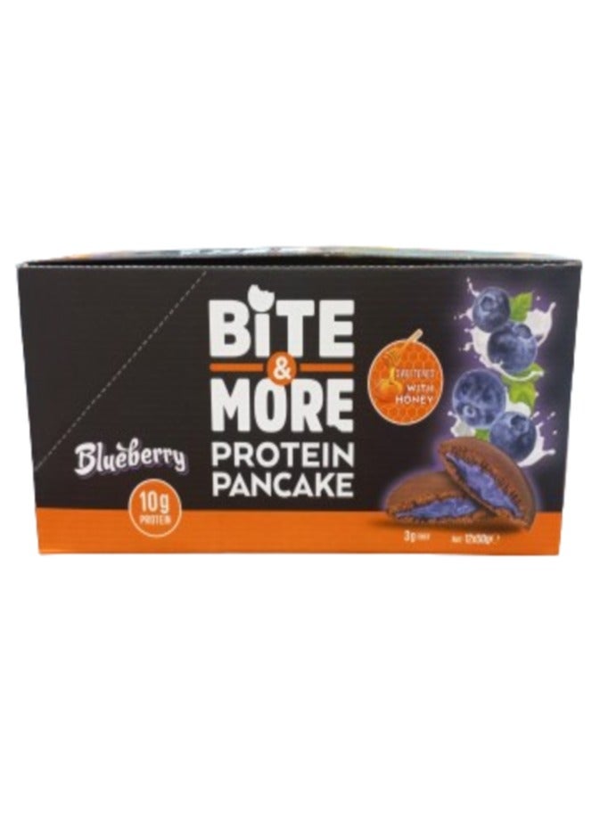 Bite And More Protein Pancake Blueberry Flavor 50g Pack of 12