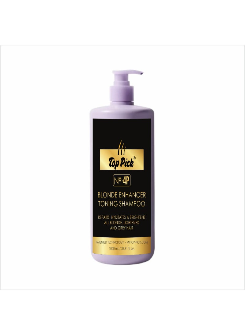 No. 4P Blonde Enhancer Toning Shampoo Lavender 1000ml