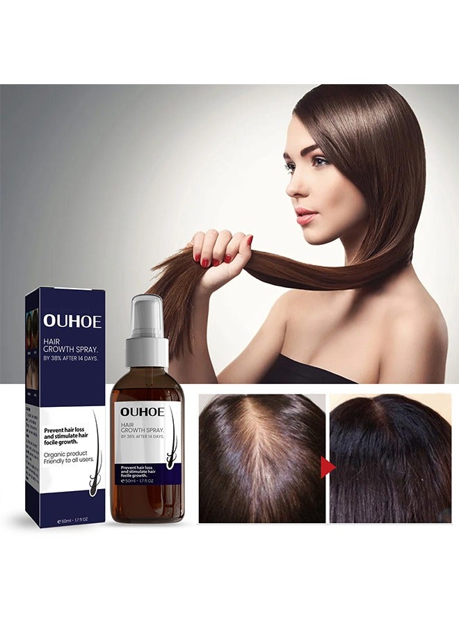 Hair Growth Spray, Hair Growth Serum Spray, Ultra Hair Growth Formula Serum Spray, Grow Thicker Hair In 8 Weeks