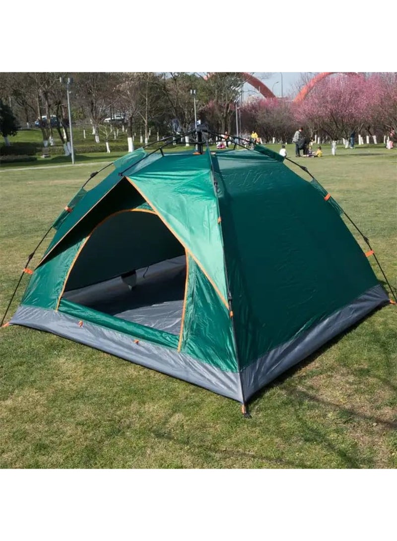 ECVV 4 Person Camping Tent, Lightweight Waterproof Camping Hiking Tent, Automatic Camp Tent Outdoor, Easy Setup, with Removable Rainfly and Carry Bag|200 * 200 * 135cm||Random Color|