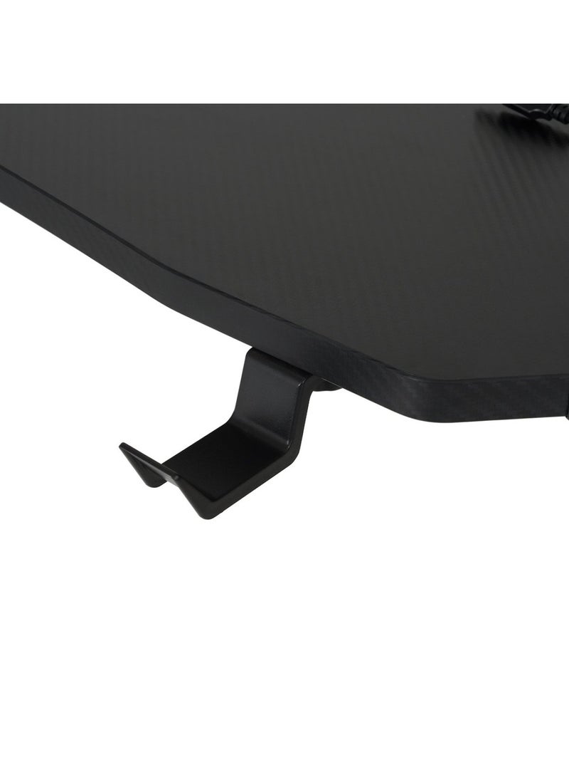 VARESE GAMING DESK WITH RGB LIGHT - BLACK