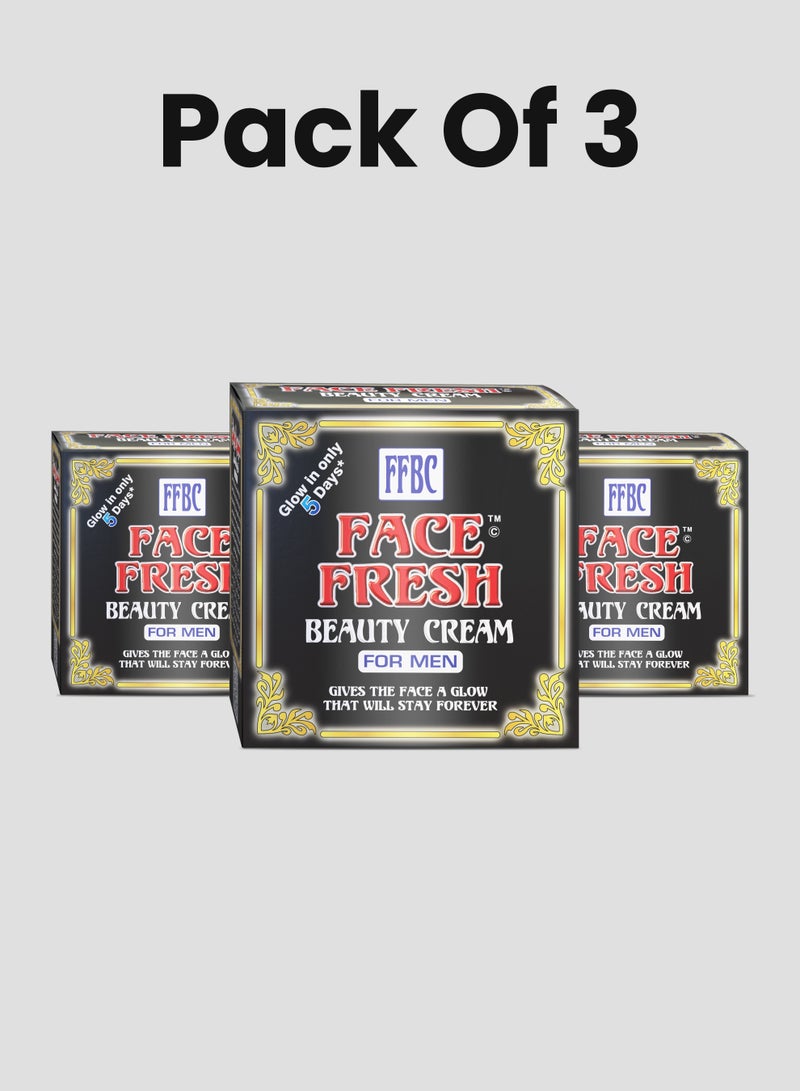 Men Beauty Cream 23g (Pack Of 3) hydrates, nourishes, and recovers a youthful glow and provides you an acne free, dampened & Scars free Skin